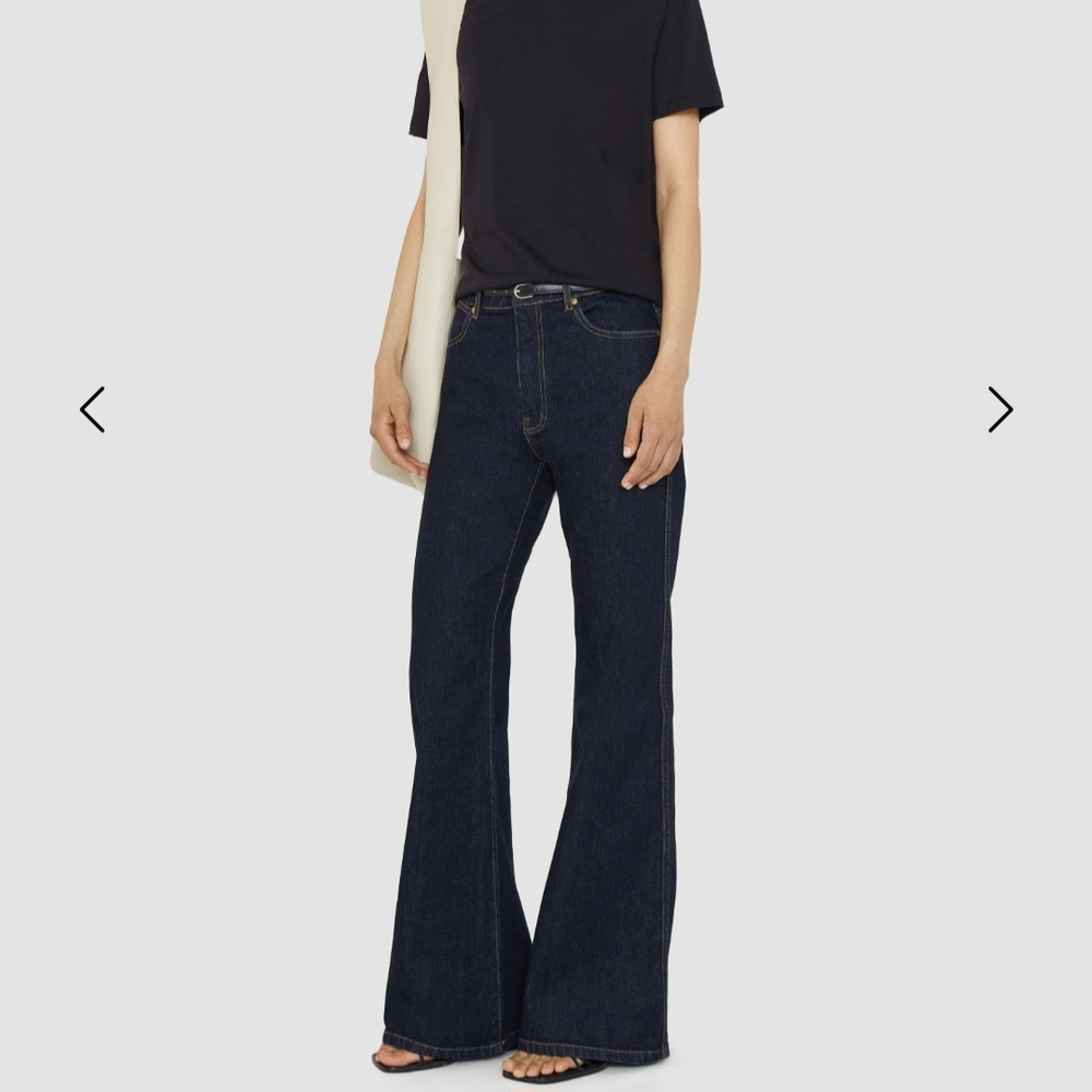 Joseph Mid Rise Straight Leg Dark Blue Jeans Sz FR 36